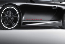 PORSCHE BLACK EDITION STICKER DECAL SET - VINYLSPORTCLASSIC