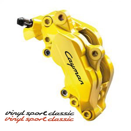 PORSCHE CAYMAN CALIPER DECAL SET - VINYLSPORTCLASSIC