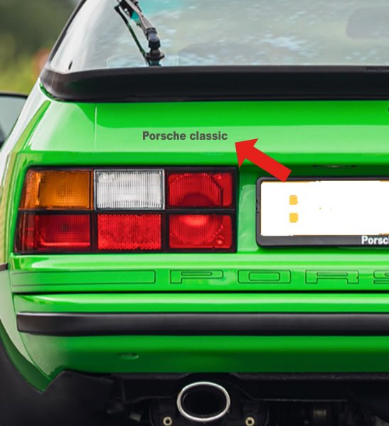 PORSCHE CLASSIC DECAL - VINYLSPORTCLASSIC
