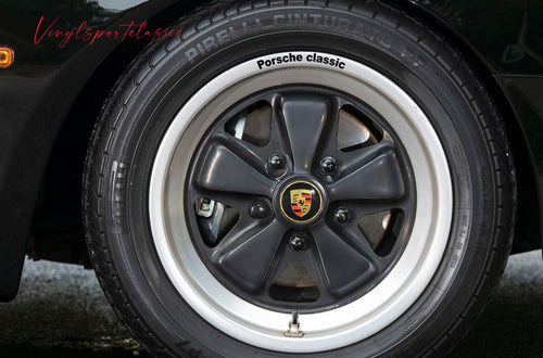 PORSCHE CLASSIC WHEEL DECAL SET - VINYLSPORTCLASSIC