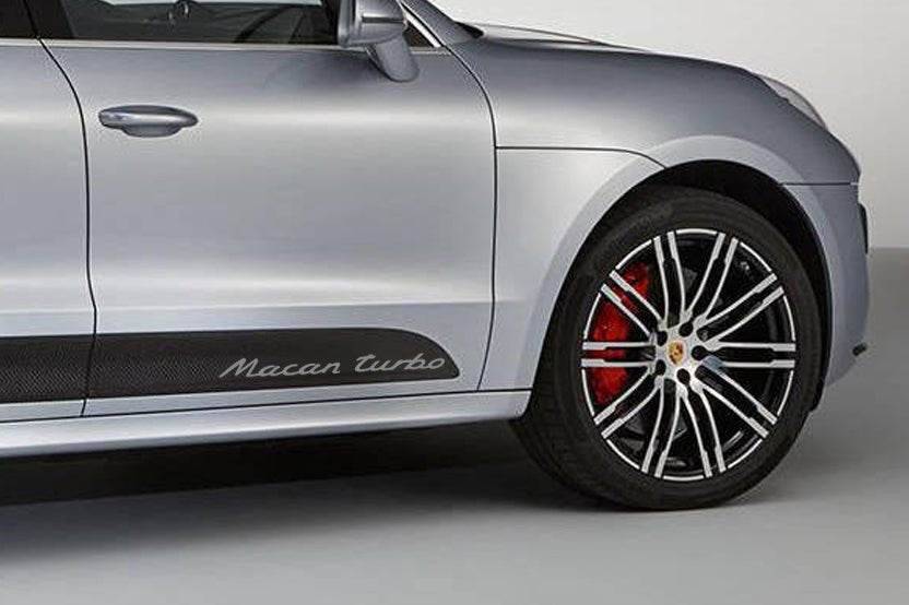 PORSCHE MACAN TURBO DOOR DECAL SET - VINYLSPORTCLASSIC