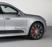 PORSCHE MACAN TURBO DOOR DECAL SET - VINYLSPORTCLASSIC