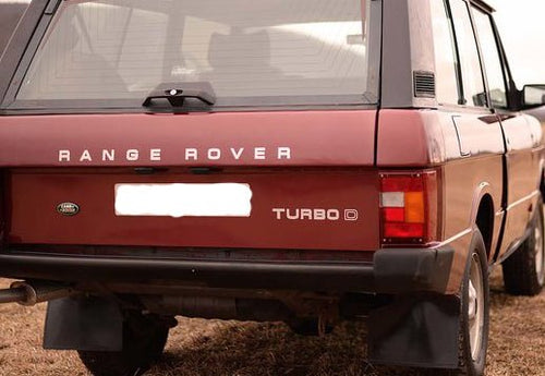 RANGE ROVER CLASSIC TURBO D DECAL SET BADGE REPLACEMENT - VINYLSPORTCLASSIC