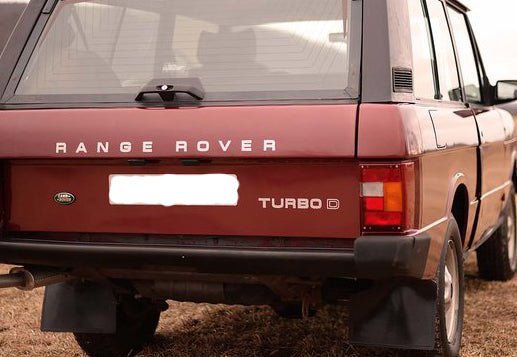 RANGE ROVER CLASSIC TURBO D DECAL SET BADGE REPLACEMENT - VINYLSPORTCLASSIC