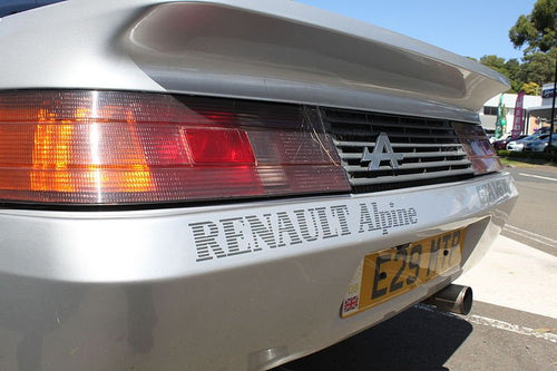 RENAULT ALPINE GTA REAR DECAL - VINYLSPORTCLASSIC