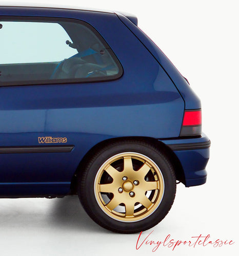 RENAULT CLIO WILLIAMS DECAL SET - VINYLSPORTCLASSIC