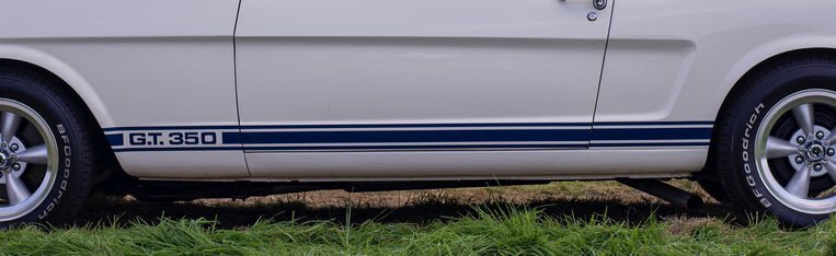 SHELBY GT 350 SIDE STRIPES DECAL 66 MODEL YEAR - VINYLSPORTCLASSIC