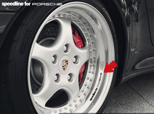 SPEEDLINE FOR PORSCHE RIM DECAL SET - VINYLSPORTCLASSIC