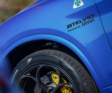 STELVIO POWERED BY FERRARI STICKER - VINYLSPORTCLASSIC