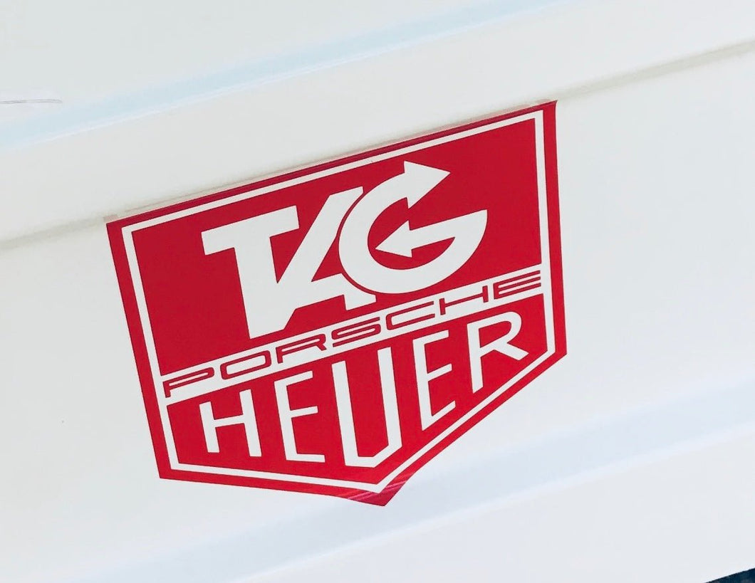 TAG HEUER PORSCHE DECAL - VINYLSPORTCLASSIC