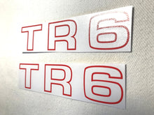 TRIUMPH TR6 SIDE DECALS - VINYLSPORTCLASSIC