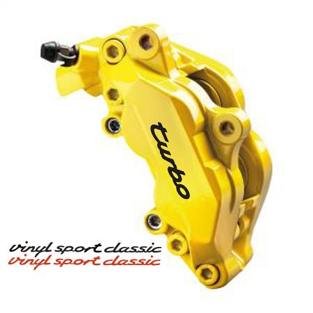 TURBO CALIPER DECALS FOR PORSCHE 911 - VINYLSPORTCLASSIC