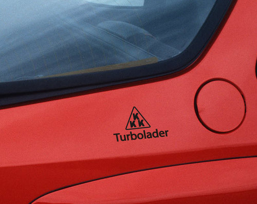 KKK TURBOLADER AUFKLEBER FÜR PORSCHE