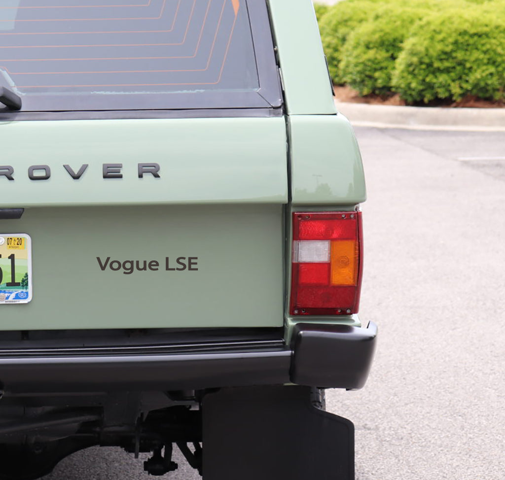 RANGE ROVER VOGUE LSE CLASSIC DECAL SET – VINYLSPORTCLASSIC