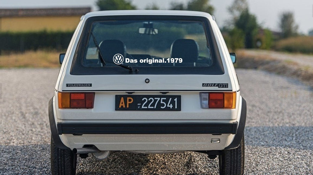 VOLKSWAGEN GOLF MK1 WINDOW STICKER DECAL - VINYLSPORTCLASSIC