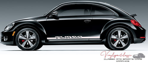 VOLKSWAGEN NEW BEETLE TURBO SIDE STRIPES - VINYLSPORTCLASSIC